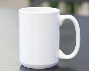 15OZ ORCA Coating Blank White Mugs Grade AA for Sublimation Printing